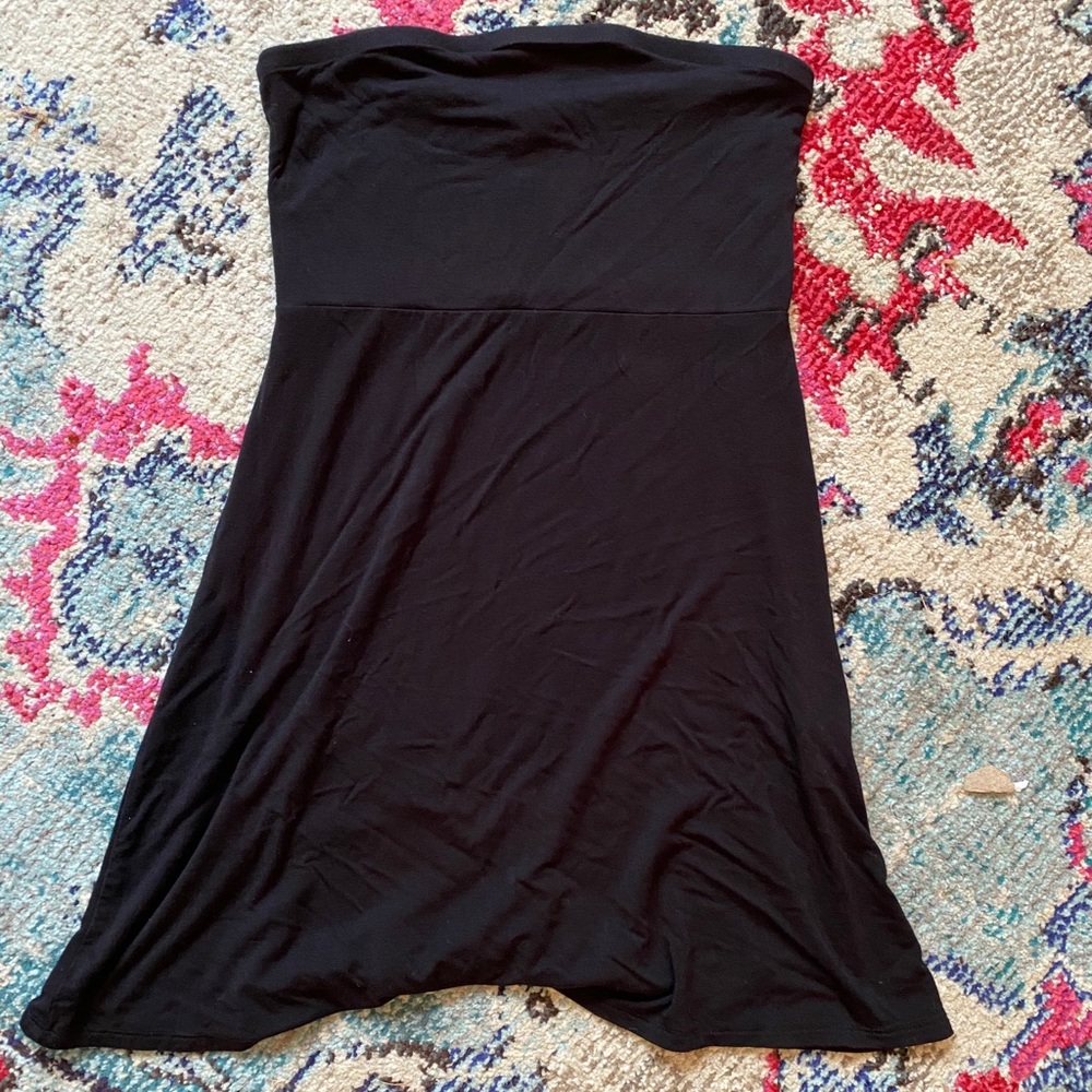 Strapless Black Dress